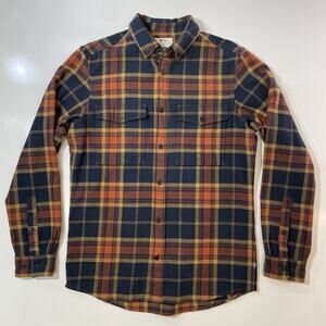 Fjallraven Men's Long Sleeve Övik Twill Shirt Regular Fit Small Autumn Leaf/Navy